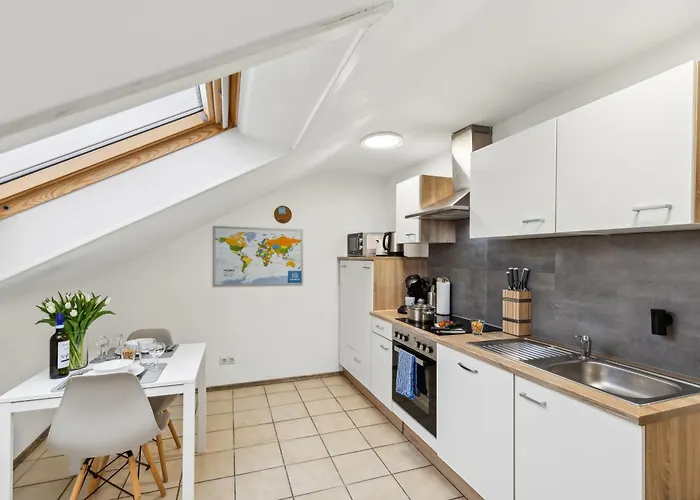 아파트 Zentrale, Grosse & Moderne In